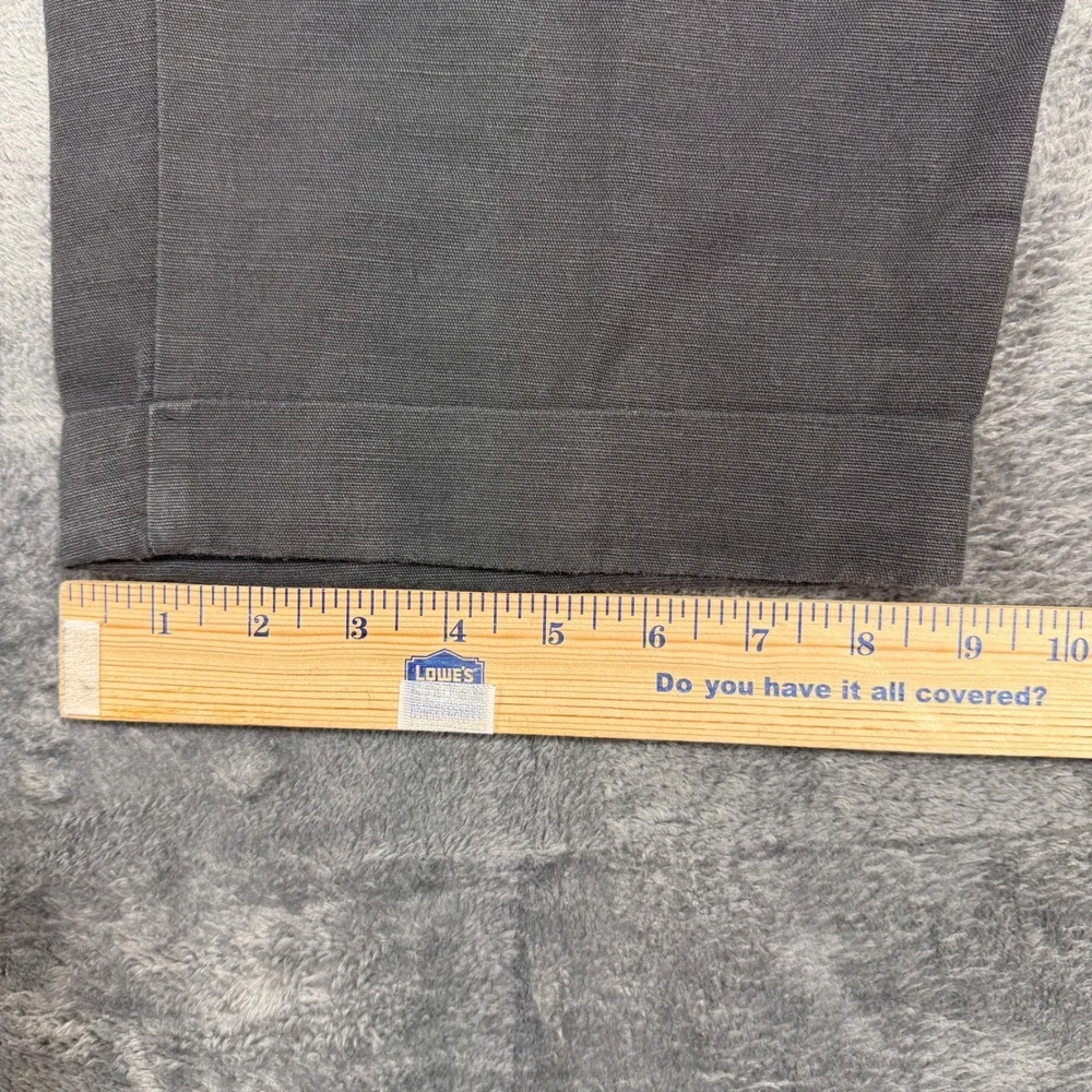 Club Room Pleated‎ Linen Cotton Blend Pants Mens 42x30 Gray